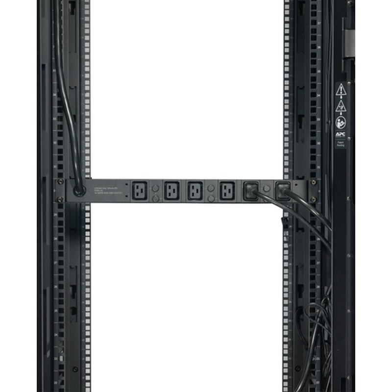 APC Basic Rack PDU AP7526 unidad de distribución de energía (PDU) 6 salidas AC 1U Negro APC Basic Rack PDU AP7526 unidad de distribución de energía (PDU) 6 salidas AC 1U Negro - Imagen 2