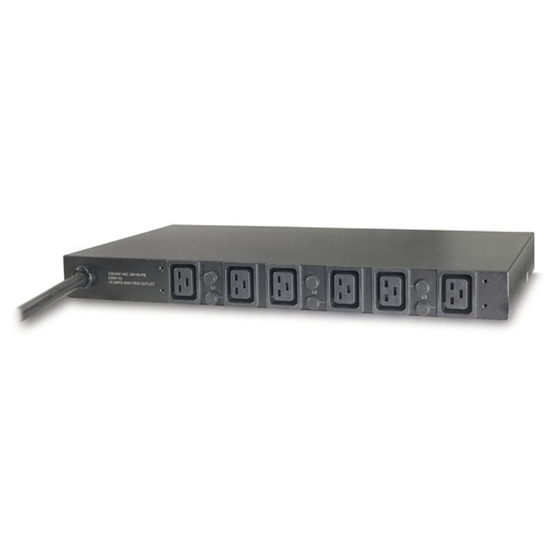 APC Basic Rack PDU AP7526 unidad de distribución de energía (PDU) 6 salidas AC 1U Negro APC Basic Rack PDU AP7526 unidad de distribución de energía (PDU) 6 salidas AC 1U Negro - Imagen 4