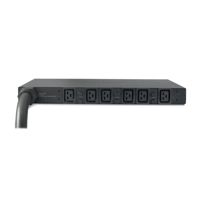 APC Basic Rack PDU AP7526 unidad de distribución de energía (PDU) 6 salidas AC 1U Negro APC Basic Rack PDU AP7526 unidad de distribución de energía (PDU) 6 salidas AC 1U Negro - Imagen 7