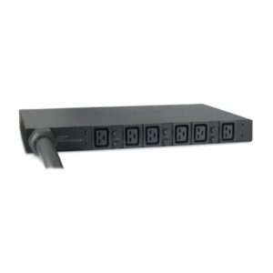 APC Basic Rack PDU AP7526 unidad de distribución de energía (PDU) 6 salidas AC 1U Negro APC Basic Rack PDU AP7526 unidad de distribución de energía (PDU) 6 salidas AC 1U Negro