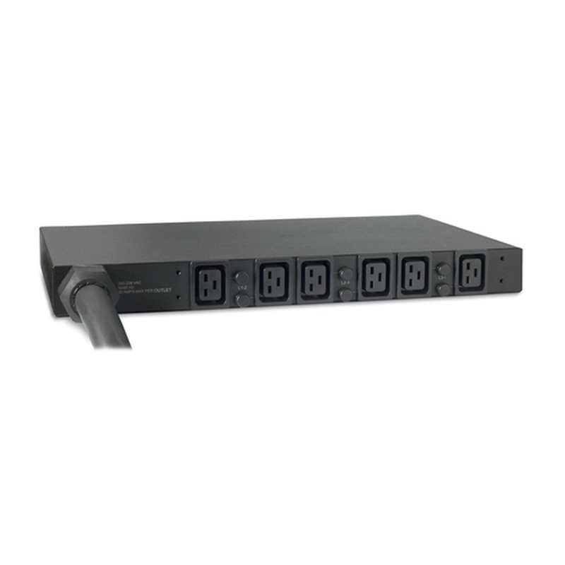 APC Basic Rack PDU AP7526 unidad de distribución de energía (PDU) 6 salidas AC 1U Negro APC Basic Rack PDU AP7526 unidad de distribución de energía (PDU) 6 salidas AC 1U Negro - Imagen 8