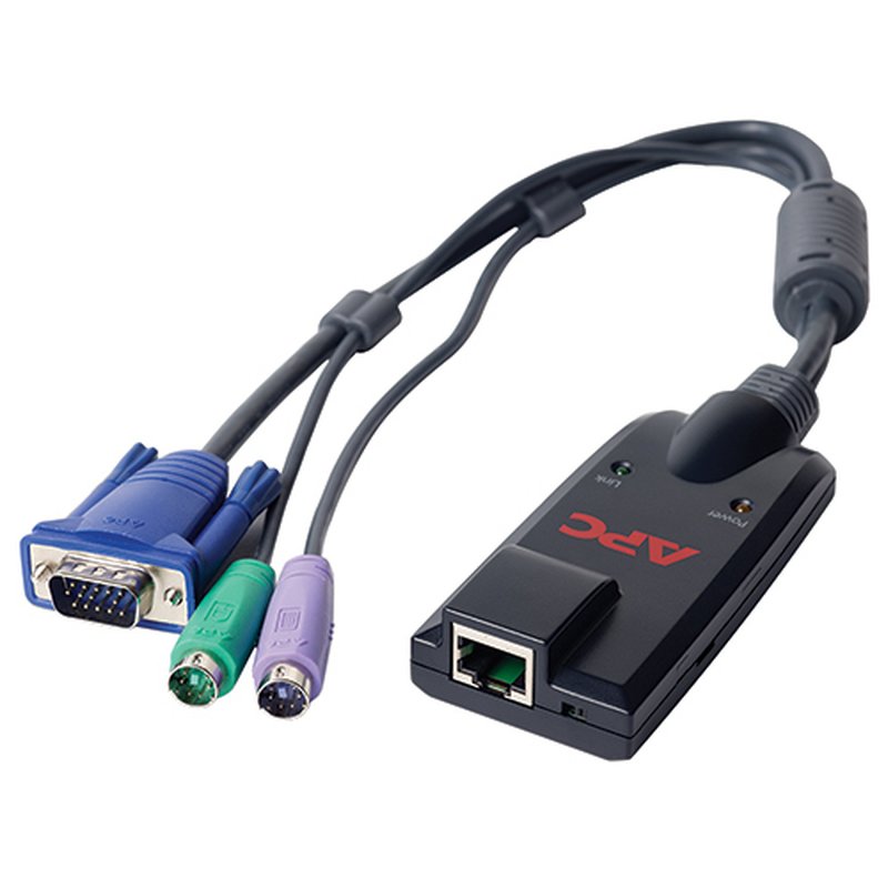 APC KVM-PS2 cable para video, teclado y ratón (kvm) Negro
