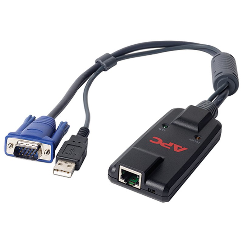 APC KVM-USB cable para video, teclado y ratón (kvm) Negro APC KVM-USB cable para video, teclado y ratón (kvm) Negro