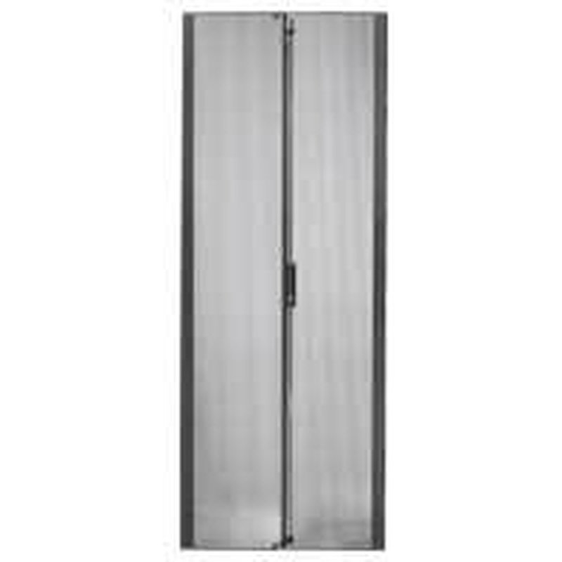 APC NetShelter SX 48U 600mm Wide Perforated Split Doors Black