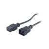 APC PWR Cord C19 - C20, 0.6 m Negro 0,6 m C19 acoplador C20 acoplador