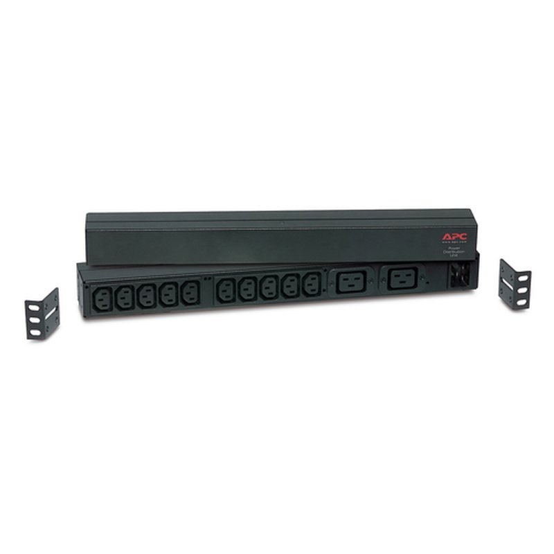 APC RACK PDU BASIC 1 U 16A 230V unidad de distribución de energía (PDU) 12 salidas AC 0U/1U Negro APC RACK PDU BASIC 1 U 16A 230V unidad de distribución de energía (PDU) 12 salidas AC 0U/1U Negro