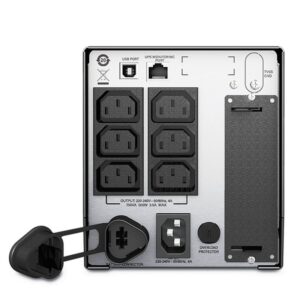 Alternative view of APC SMT750I sistema de alimentación ininterrumpida (UPS) Línea interactiva 0,75 kVA 500 W 8 salidas AC