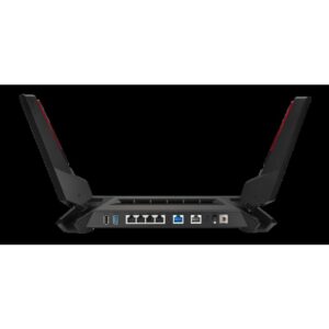 ASUS GT-AX6000 AiMesh router inalámbrico Gigabit Ethernet Doble banda (2,4 GHz / 5 GHz) 4G Negro