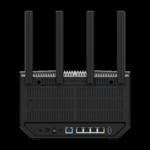 ASUS RT-BE92U router inalámbrico 10 Gigabit Ethernet Tribanda (2.4 GHz / 5 GHz / 6 GHz) Negro