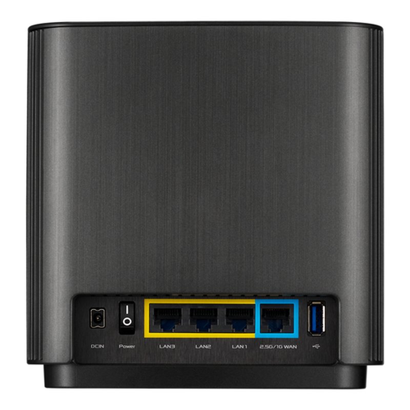 ASUS ZenWiFi AX XT8 (B-2-PK) router inalámbrico Gigabit Ethernet Tribanda (2,4 GHz/5 GHz/5 GHz) Negro - Imagen 4