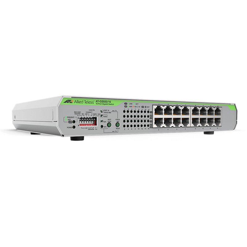 Allied Telesis AT-GS920/16-30 switch No administrado Gigabit Ethernet (10/100/1000) 1U Gris