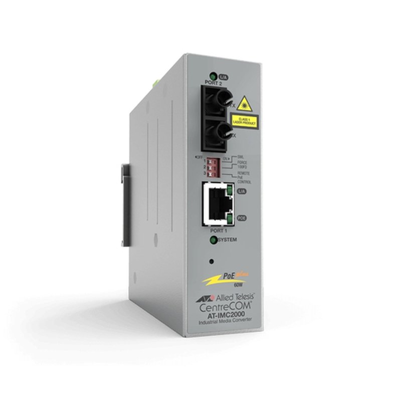 Allied Telesis AT-IMC2000TP/SC-980 convertidor de medio 1000 Mbit/s 850 nm Multimodo Gris