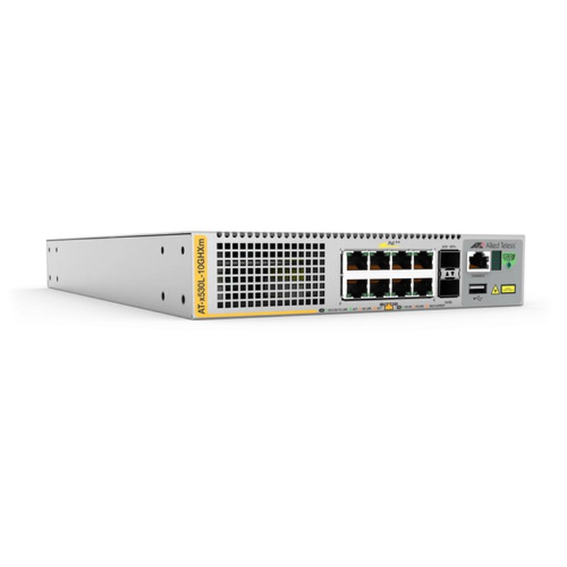 Allied Telesis AT-X530L-10GHXM-50 switch Gestionado L3 5G Ethernet (100/1000/5000) Energía sobre Ethernet (PoE) Gris