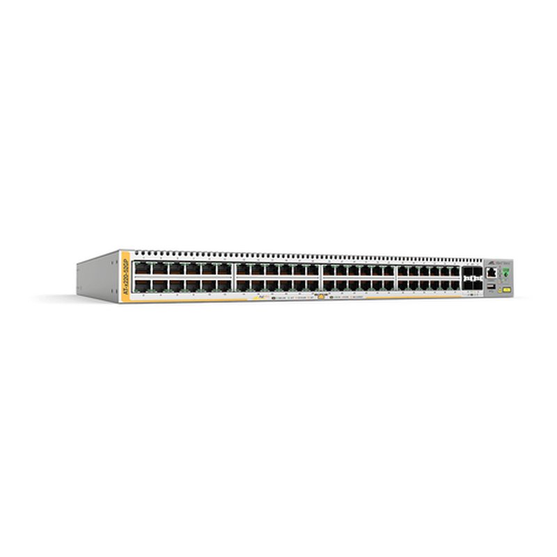 Allied Telesis AT-x220-52GP-50 Gestionado L3 Gigabit Ethernet (10/100/1000) Energía sobre Ethernet (PoE) 1U Gris