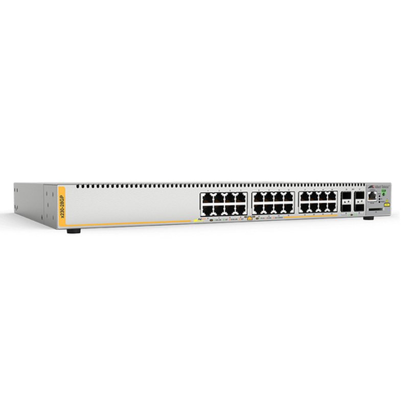 Allied Telesis x230-28GP Gestionado L3 Gigabit Ethernet (10/100/1000) Energía sobre Ethernet (PoE) 1U Gris