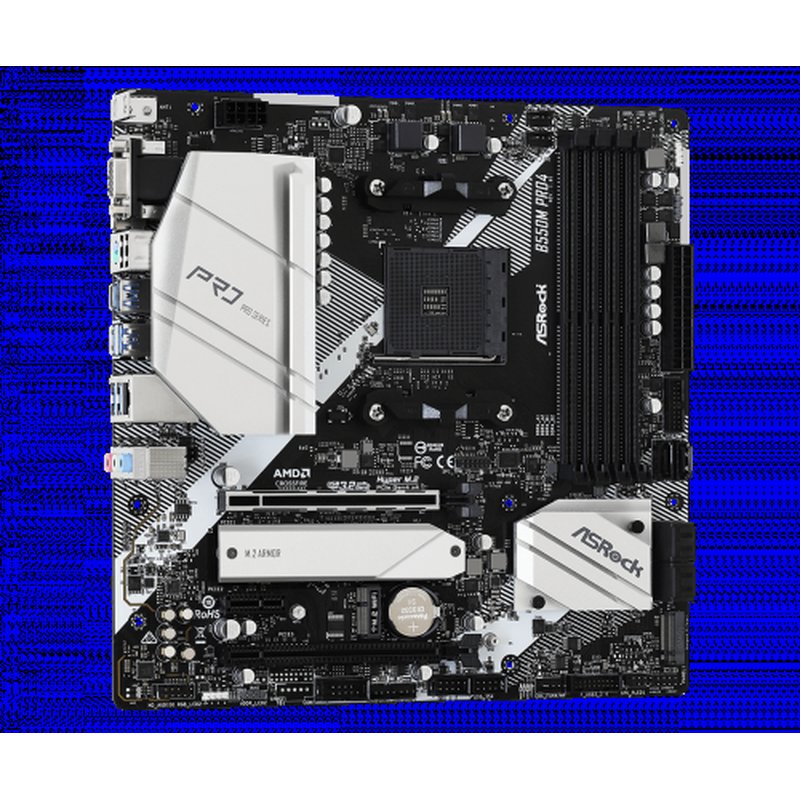 Asrock B550M Pro4 AMD B550 Zócalo AM4 micro ATX - Imagen 4