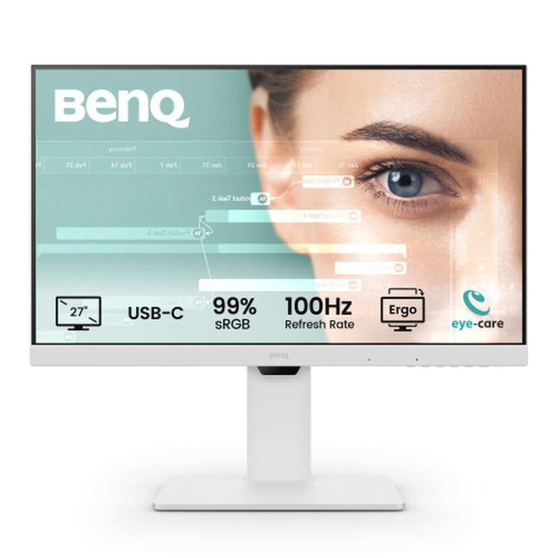 BenQ GW2786TC pantalla para PC 68,6 cm (27") 1920 x 1080 Pixeles Full HD Blanco