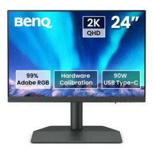 Alternative view of BenQ SW242Q pantalla para PC 61,2 cm (24.1") 2560 x 1600 Pixeles WQXGA LED Negro