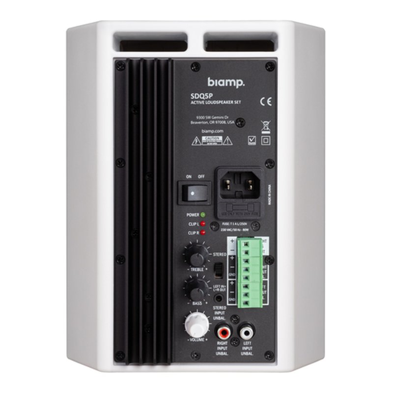 Biamp Commercial SDQ5P De 2 vías Blanco Alámbrico 60 W Biamp Commercial SDQ5P De 2 vías Blanco Alámbrico 60 W - Imagen 2