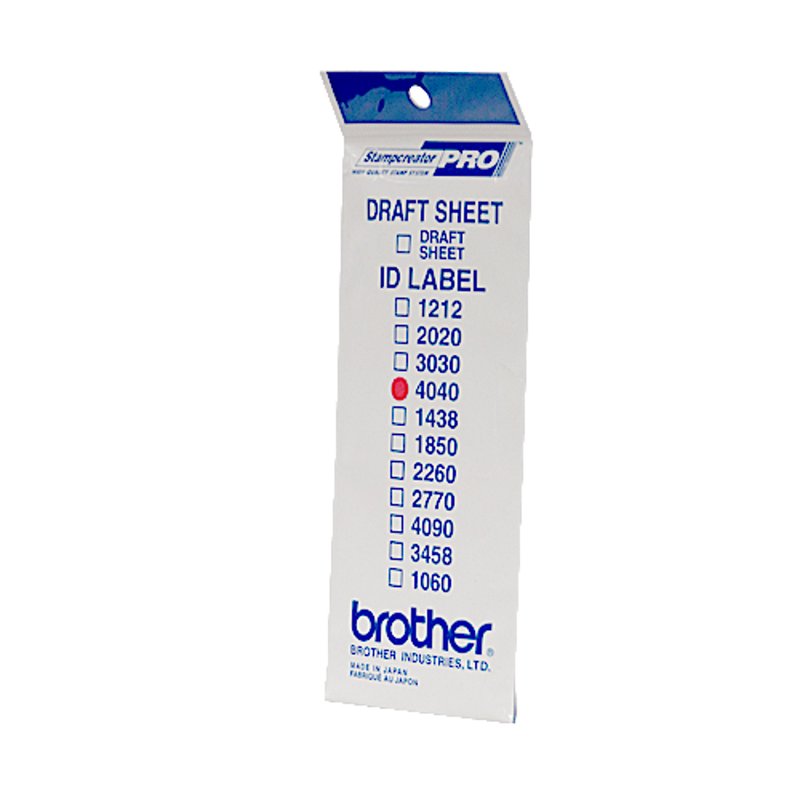 Brother ID4040 etiqueta de impresora Blanco