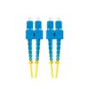CABLE FIBRA OPTICA LANBERG 5M MONO SC/UPC-SC/UPC DUPLEX LSZH G657A1 3.0MM YELLOW