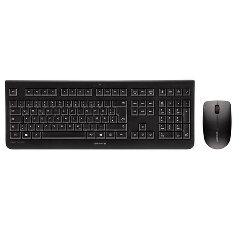 CHERRY DW 3000 teclado Ratón incluido RF inalámbrico Español Negro