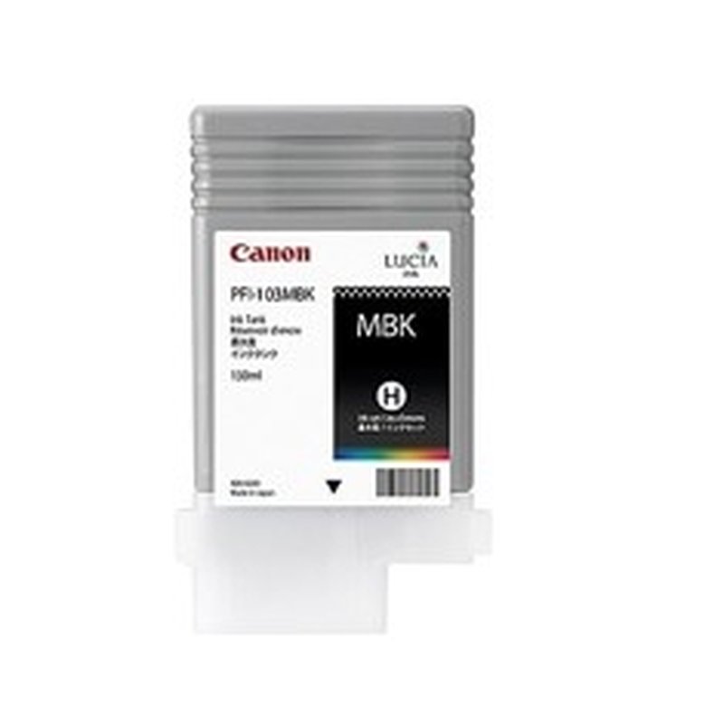 Canon PFI-103MBK Pigment ink tank Black for IPF6100 130ml cartucho de tinta 1 pieza(s) Original Negro