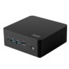 MSI Cubi NUC 1M Intel Core 3 100U HDD+SSD Mini PC Negro