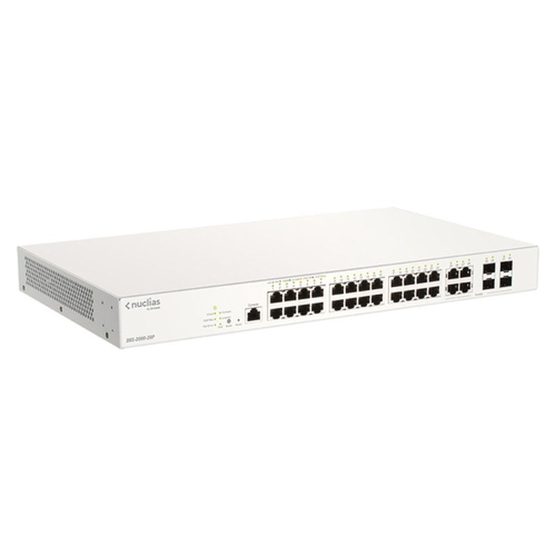 D-Link DBS-2000-28P switch Gestionado L2 Gigabit Ethernet (10/100/1000) Energía sobre Ethernet (PoE) Gris - Imagen 2
