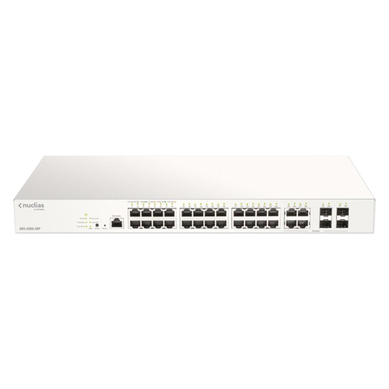 D-Link DBS-2000-28P switch Gestionado L2 Gigabit Ethernet (10/100/1000) Energía sobre Ethernet (PoE) Gris - Imagen 3