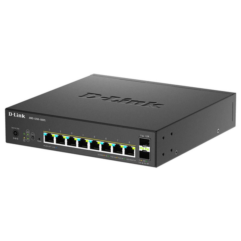 D-Link DMS-1250-10SPL Gestionado 2.5G Ethernet (100/1000/2500) Energía sobre Ethernet (PoE) Negro - Imagen 3