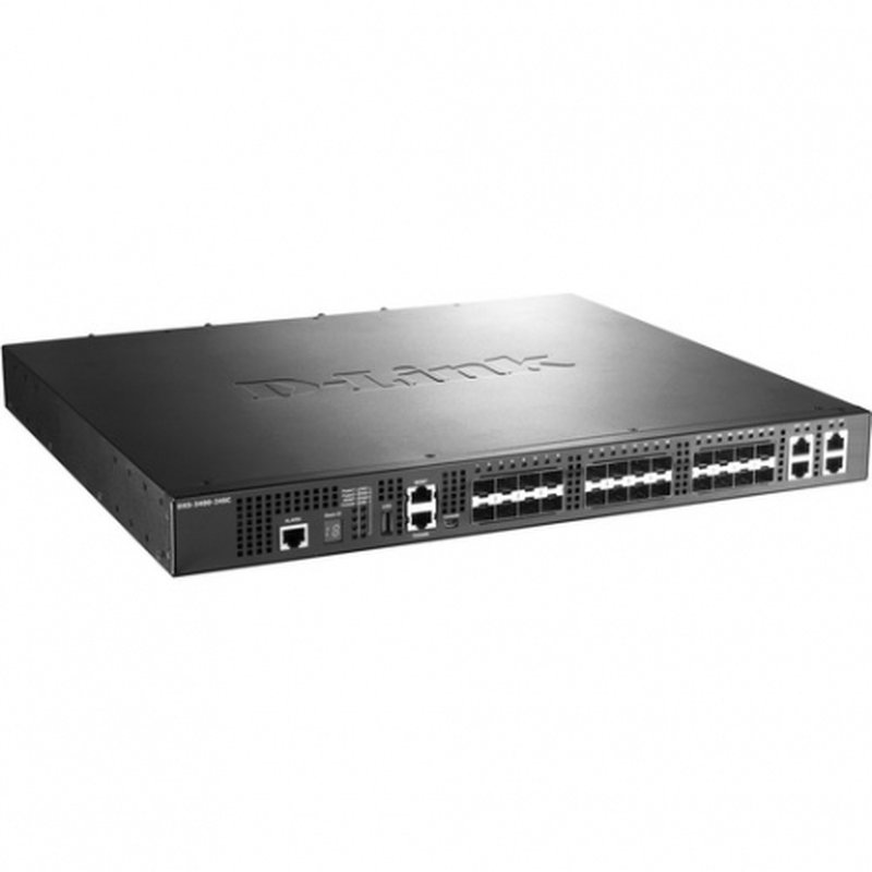 D-Link DXS-3400-24SC switch Gestionado L3 10G Ethernet (100/1000/10000) Negro D-Link DXS-3400-24SC switch Gestionado L3 10G Ethernet (100/1000/10000) Negro