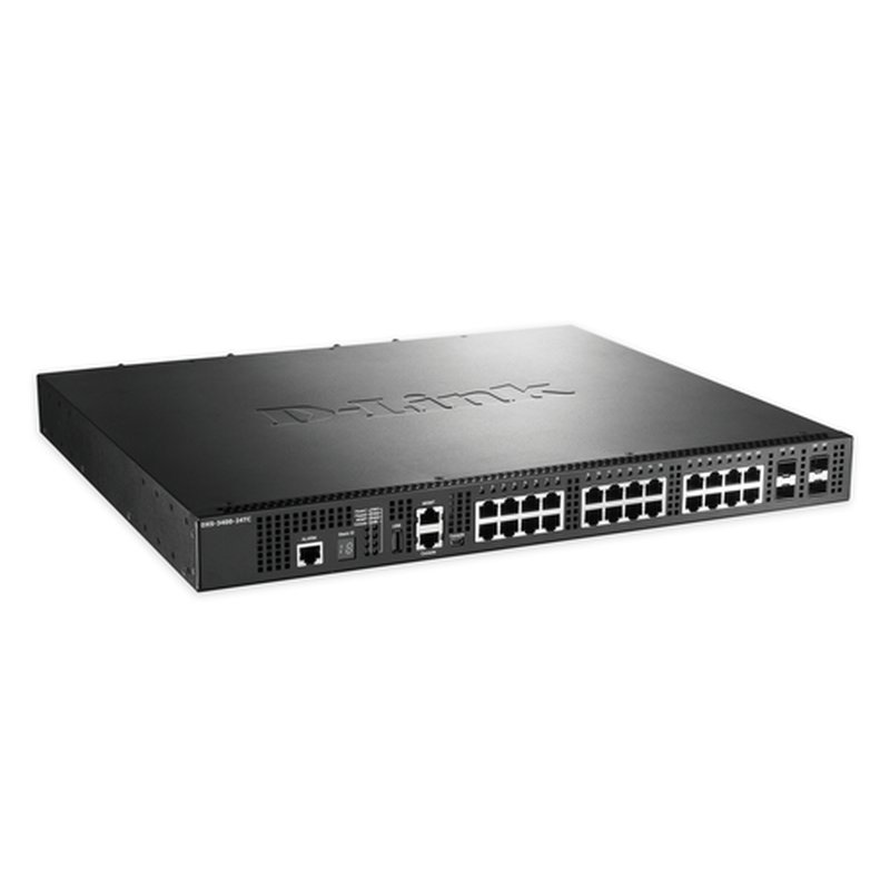 D-Link DXS-3400-24TC switch Gestionado L3 Gigabit Ethernet (10/100/1000) 1U Negro D-Link DXS-3400-24TC switch Gestionado L3 Gigabit Ethernet (10/100/1000) 1U Negro