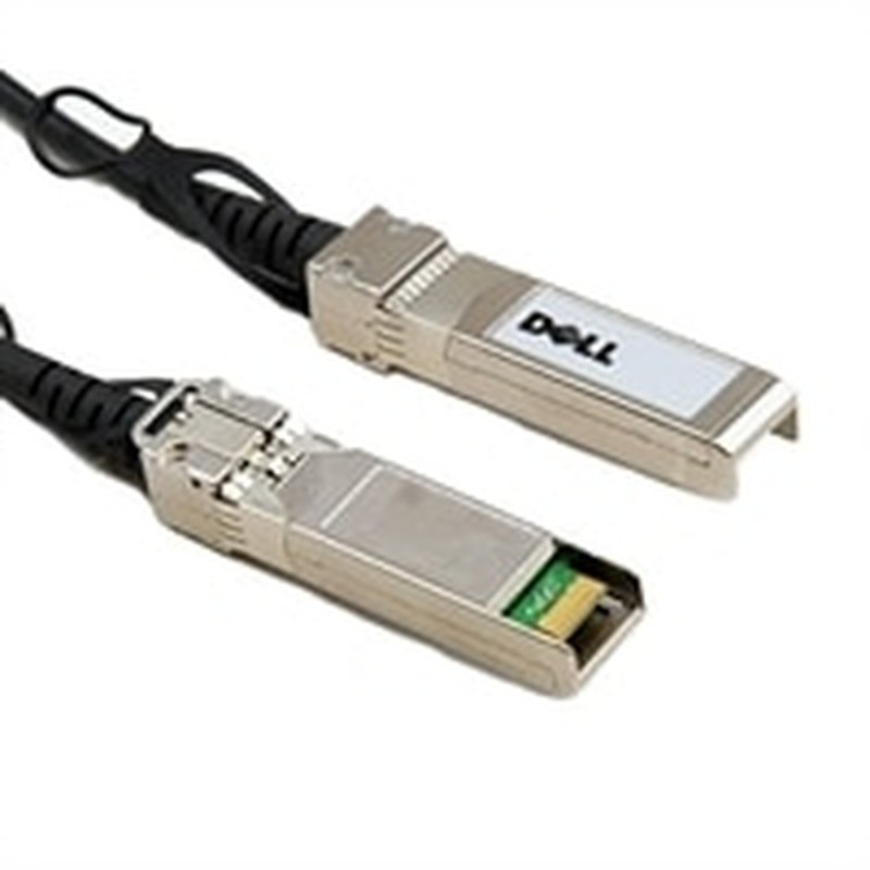 DELL 470-ABPU cable infiniBanc 5 m QSFP28 Negro, Acero inoxidable