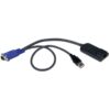 DELL A7485901 cable para video, teclado y ratón (kvm) Negro