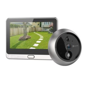 MIRILLA DIGITAL EZVIZ DP2 2MP FHD DIA / NOCHE SD 4.3" SILVER / BLACK