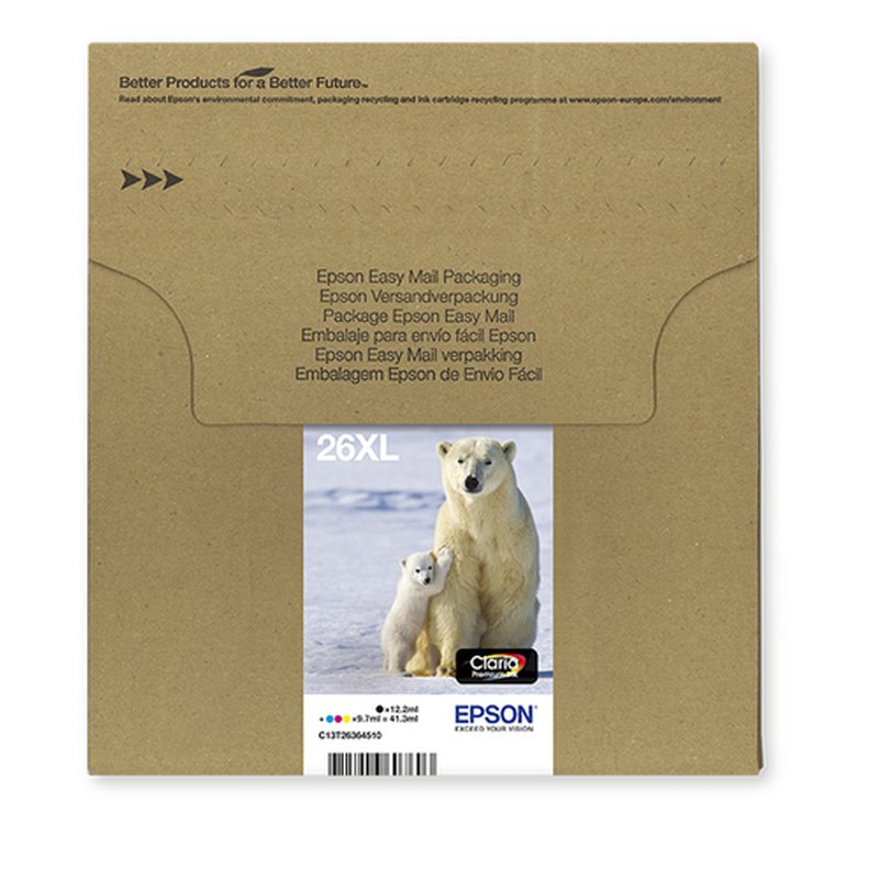 Epson Polar bear Multipack 4-colours 26XL EasyMail - Imagen 4