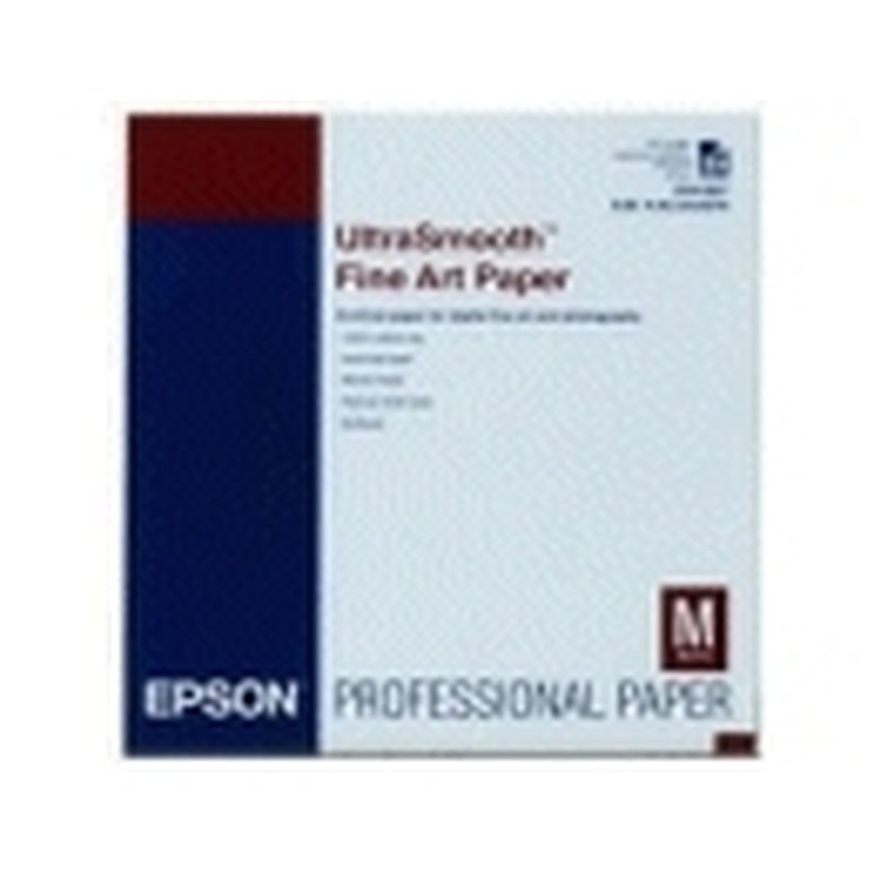 Epson Ultra Smooth Fine Art Paper, A3+, 325 g/m², 25 hojas