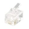 Equip 121111 conector RJ-11 (4P4C) Transparente