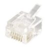 Equip 121131 conector RJ-12 (6P6C) Transparente
