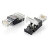 Equip 121163 conector RJ-45 Negro, Transparente