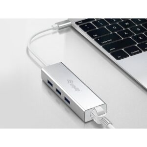 Equip 133481 base para portátil y replicador de puertos USB 3.2 Gen 1 (3.1 Gen 1) Type-C Plata