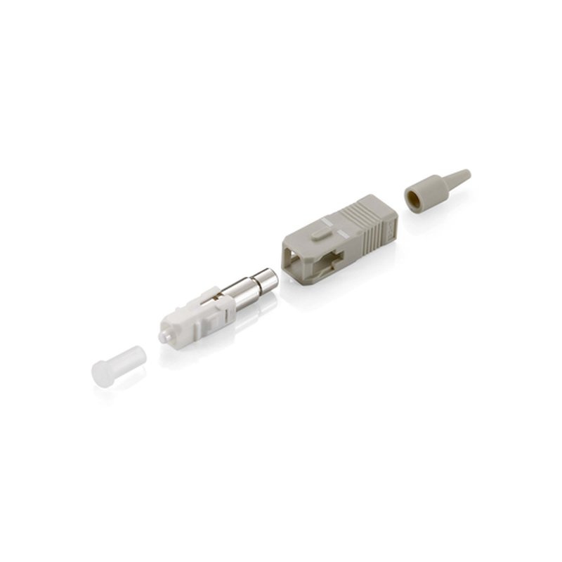 Equip 156020 adaptador de fibra óptica SC 12 pieza(s) Gris