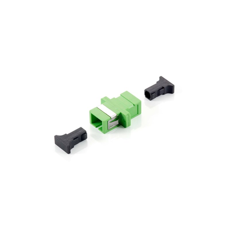 Equip 156144 adaptador de fibra óptica SC/APC 12 pieza(s) Verde