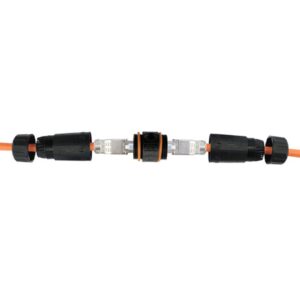Equip 221162 cambiador de género para cable RJ-45 Negro, Naranja