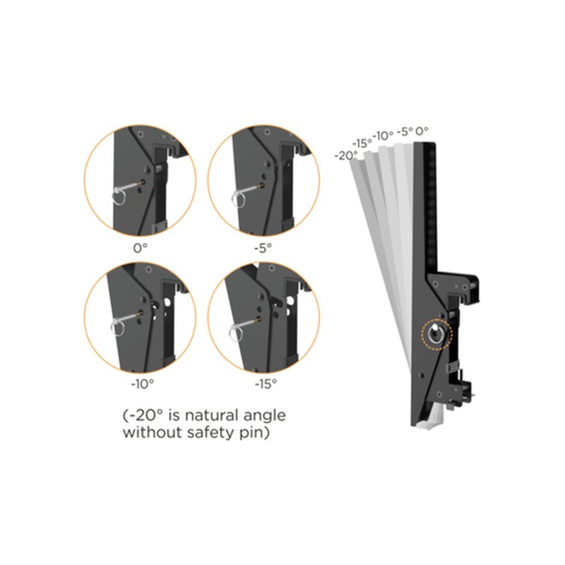 Equip 650374 soporte para TV 127 cm (50") Negro, Plata - Imagen 3