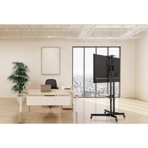 Equip 650603 soporte para monitor 177,8 cm (70") Negro Piso