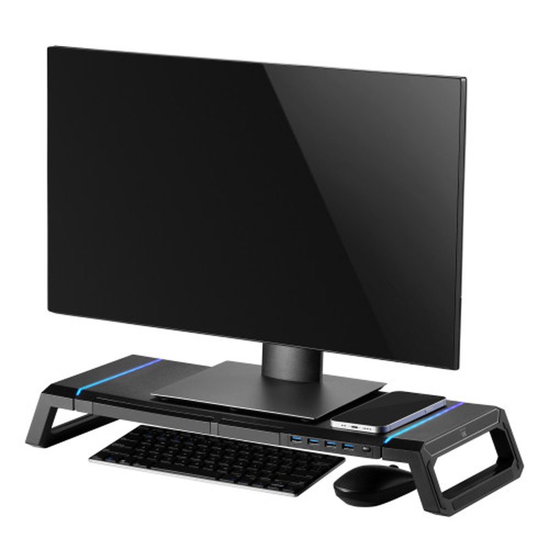 Ewent EW1268 soporte para monitor Negro Escritorio - Imagen 3