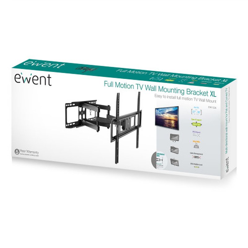 Ewent EW1526 soporte para TV 177,8 cm (70") Negro Ewent EW1526 soporte para TV 177,8 cm (70") Negro - Imagen 11