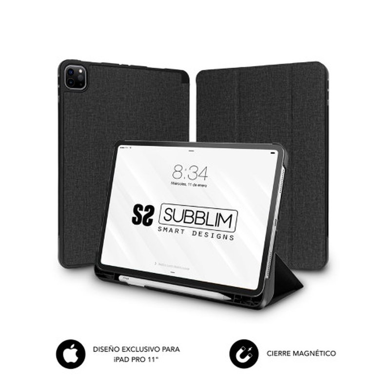 FUNDA TABLET SUBBLIM SHOCK CASE IPAD 11" 2021/20/18 BLACK FUNDA TABLET SUBBLIM SHOCK CASE IPAD 11" 2021/20/18 BLACK